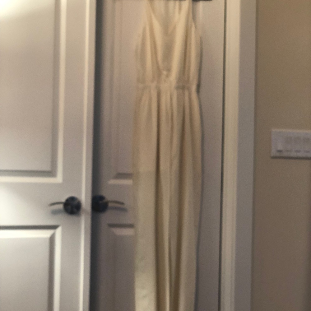 Karina Grimaldi silk high low maxi